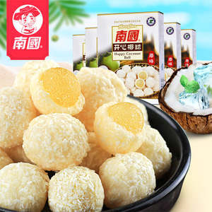 海南特產(chǎn) 南國食品 椰子片60g 香脆椰片脆片果干零食