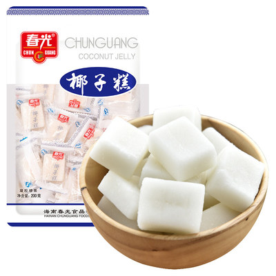椰香沁心，海島滋味——春光食品200g*2袋裝海南特產椰子糕推薦